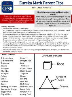 Eureka Math Parent Tips