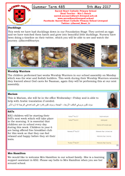 Issue 485 - 5th May 2017 - Sacred Heart Catholic Primary School