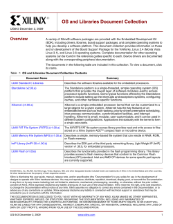 OS and Libraries Document Collection