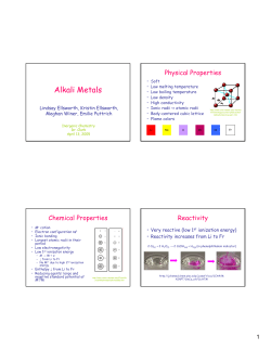 Group 1A Elements PPT
