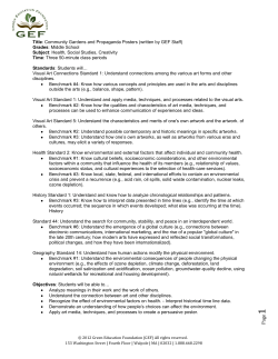 Community Gardens and Propaganda Posters