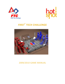 FIRST TECH CHALLENGE