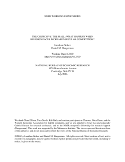 The Church vs the Mall - University of Notre Dame