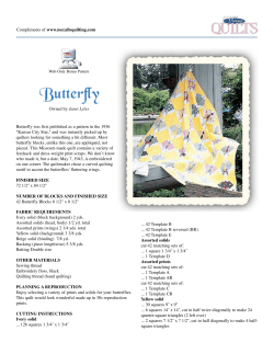 to your FREE Butterfly vintage quilt pattern.
