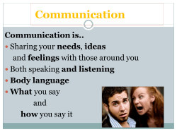 Communication - Ohio Employment First