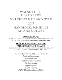 to the marching band packet