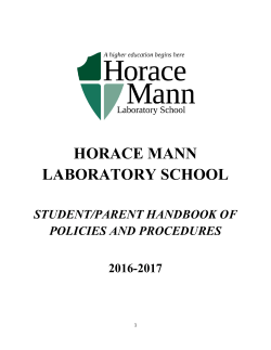 horace mann laboratory school - Northwest Missouri State University