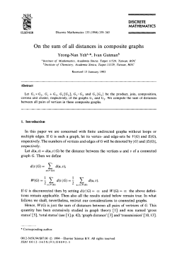 On the sum of all distances in composite graphs