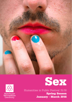 HiP SEX Programme - Manchester Metropolitan University