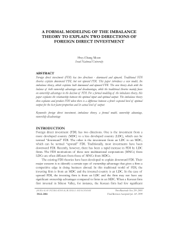 A Formal Modeling of the Imbalance Theory to Explain Two