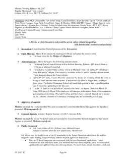 2/14/2017 - Town of Midland, NC