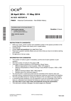 Unit F986/01 - Historical controversies - Non-British history