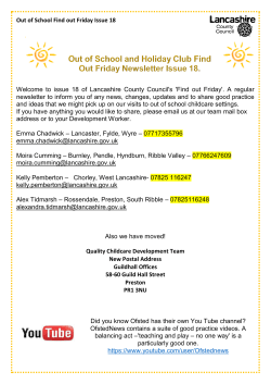 OSC Find out Friday Issue 18
