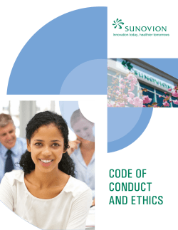 code of conduct and ethics