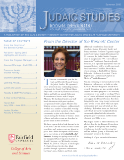 annual newsletter - Fairfield University