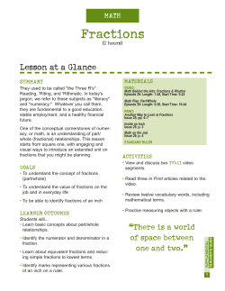 Fractions