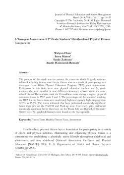 A Two-year Assessment of 5th Grade Students` Health