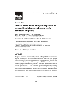 Efficient computation of exposure profiles on real