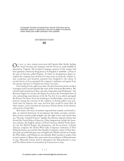 introduction &bull; - Princeton University Press