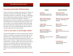 Growing Sustainable Relationships &ldquo;Life is Too