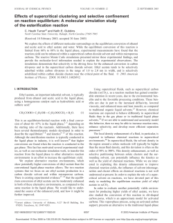 Effects of supercritical clustering and selective