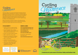 Introduction and map of the seven cycle routes