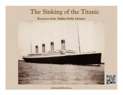 The Sinking of the Titanic