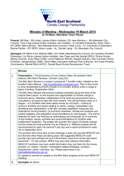 NESCCP minutes 19 March 2014