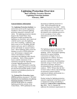 A) General industry information - Lightning Protection Institute