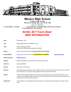 Mexico High School NCMC 2017 Track Meet MEET
