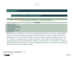 Solutions 1