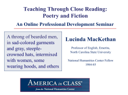 Teaching Through Close Reading