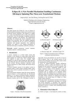 Eclipse-II: A New Parallel Mechanism Enabling Continuous 360