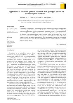 Application of bromelain powder produced from pineapple crowns in