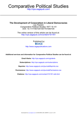 Comparative Political Studies