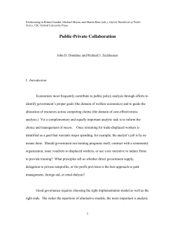 Outline draft 1: October 3