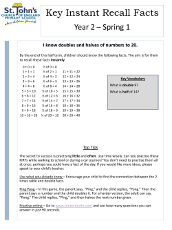 Key Instant Recall Facts