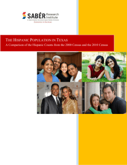 the hispanic population in texas - San Antonio Hispanic Chamber of