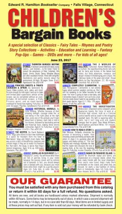 Current Catalog - Hamilton Books