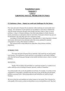 Impact on youth and challenges for the future