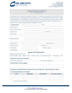 PI Application Tour Operators
