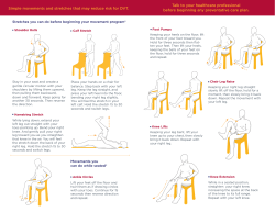 DVT Exercise Guide