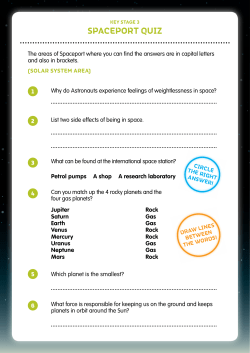 Spaceport Key Stage 3