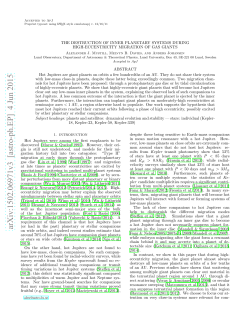 The destruction of inner planetary systems during high