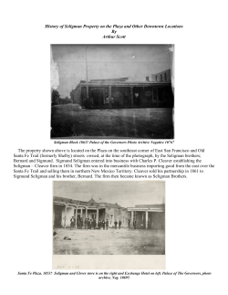 History of Seligman Plaza Property