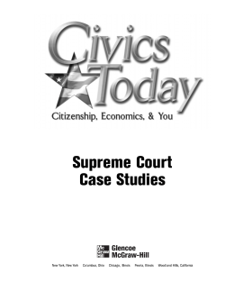 Supreme Court Case Studies