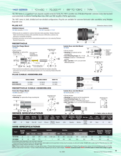 1407 SERIES | 10 kVDC | 70,000 FT | -55&ordm; TO 105&ordm;C | 7-Pin