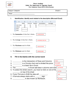 II. Fill in the blanks with the correct word 1.