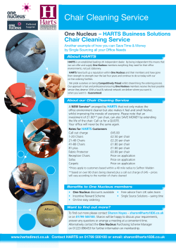 Chair Cleaning Service