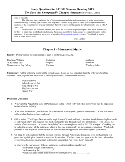 Study Guide - Ten Days